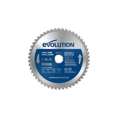 EVOLUTION Evolution M210TCT-50CS 8-1/4 in Mild Steel Cutting Blade 1 in Arbor
