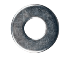 ELITE COMPONENTS Elite Components WAS-0050EG 1/2 inches Round Washer Plated EG Box 100