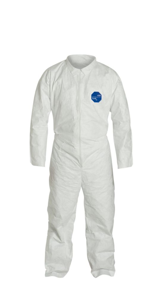 DUPONT Dupont TY120SWHMD0025NF Collared Disposable Coverall M