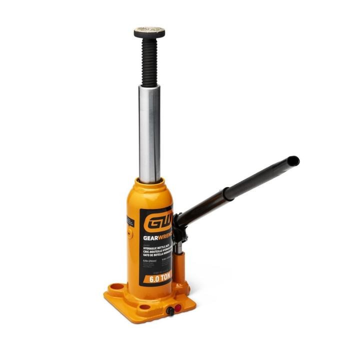 GEARWRENCH Gearwrench GWHBJ6T 6 Ton Hydraulic Bottle Jack (6 Ton) GWHBJ6T