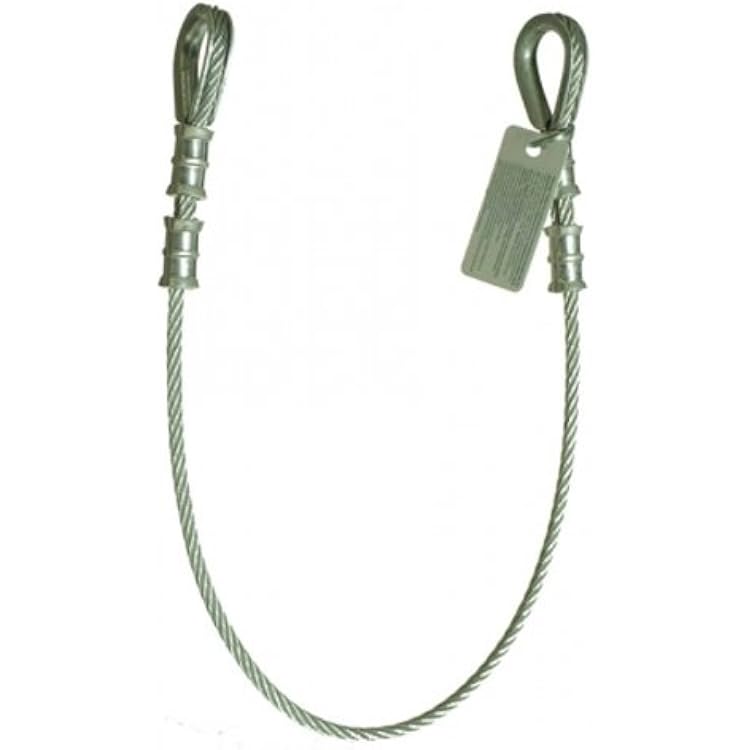 GUARDIAN FALL PROTECTION Guardian Fall Protection 10440 3-Foot Vinyl Coated Galvanized Cable Choker Anchor with Thimble Ends