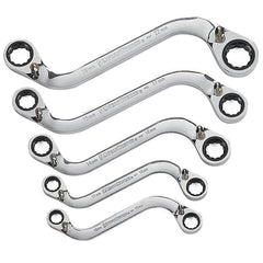 GEARWRENCH Gearwrench 86927 90-Tooth 12-Point Metric Combination Ratcheting Wrench Set 12-Piece (4° swing)