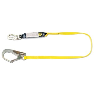 GUARDIAN FALL PROTECTION Guardian Fall Protection 01221 External Shock Lanyard 6 ft 1 Leg