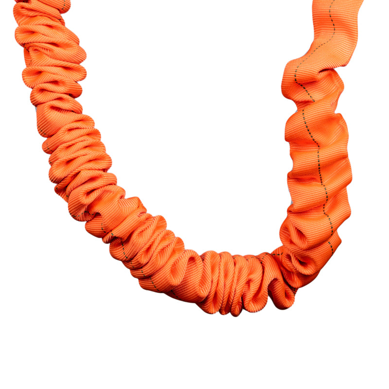 GUARDIAN FALL PROTECTION Guardian Fall Protection 01297 Single-Leg Stretchable Lanyard With Rebar Hook 4-1/2 - 6 ft