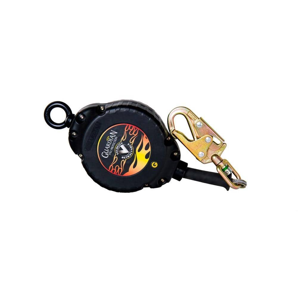 GUARDIAN FALL PROTECTION Guardian Fall Protection 42000 Velocity Cable Self Retracting Lifeline 16 ft