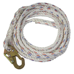 GUARDIAN FALL PROTECTION Guardian Fall Protection 11332 Polydac Rope Vertical Lifeline 75 ft