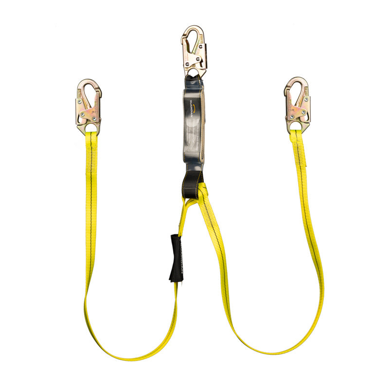 GUARDIAN FALL PROTECTION Guardian Fall Protection 01230 External Shock Lanyard 6 ft 2-Leg