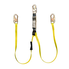 GUARDIAN FALL PROTECTION Guardian Fall Protection 01230 External Shock Lanyard 6 ft 2-Leg