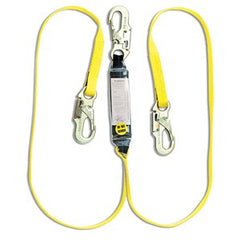 GUARDIAN FALL PROTECTION Guardian Fall Protection 01230 External Shock Lanyard 6 ft 2-Leg