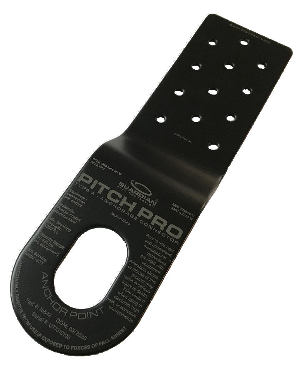 GUARDIAN FALL PROTECTION Guardian Fall Protection 10542 Pitch Pro Slotted Roof Anchor Single 10542