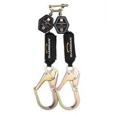GUARDIAN FALL PROTECTION Guardian Fall Protection 1400204 CR5 Double Leg Self Retracting Web Lifeline 6 ft