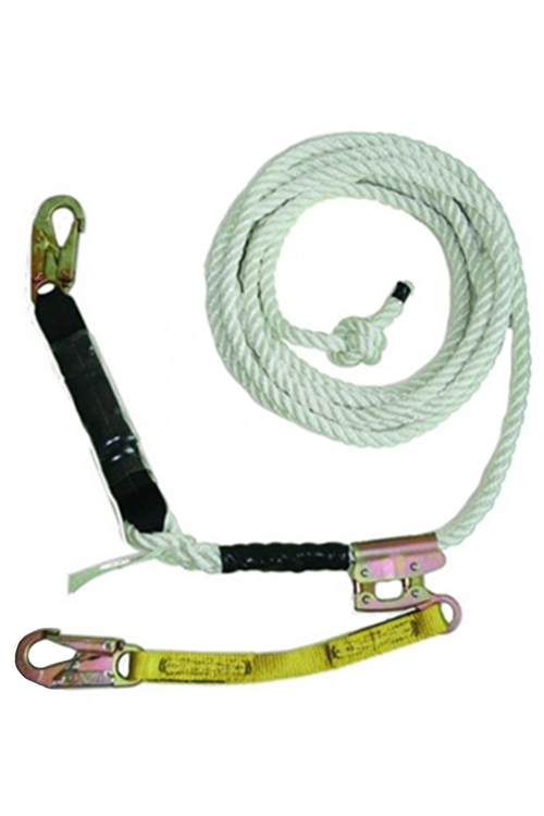 GUARDIAN FALL PROTECTION Guardian Fall Protection 11322 Polydac Rope Vertical Lifeline Assembly (Various Lengths)