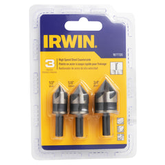 IRWIN Irwin 1877720 Countersink Drill Bit Set 3-Piece (82 Degree)