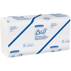 KIMBERLY-CLARK Kimberly-Clark 45957 Scott Essential Low Wet Strength Folded Towels (175 Sheets/Pack, 25 Packs/Carton)