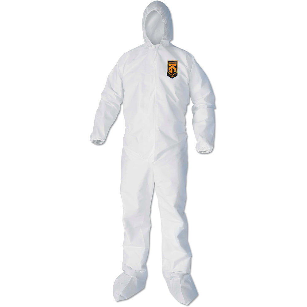 KIMBERLY-CLARK Kimberly-Clark 44334 KleenGuard A40 Hooded Disposable Coverall XL (25/Case) KCC44334
