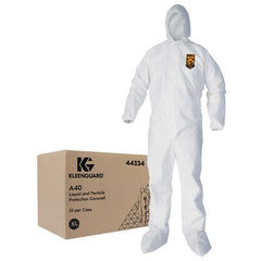 KIMBERLY-CLARK Kimberly-Clark 44334 KleenGuard A40 Hooded Disposable Coverall XL (25/Case) KCC44334