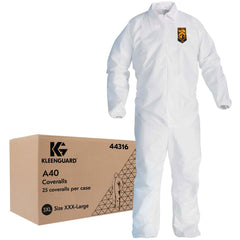 KIMBERLY-CLARK Kimberly-Clark 44316 KleenGuard A40 Microporous Coveralls 3XL (Pack of 25)