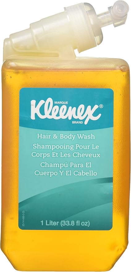KIMBERLY-CLARK Kimberly-Clark 91557 Kleenex Hair and Body Shampoo 1 L Cassette