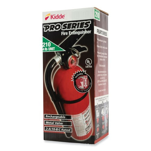 KIDDE Kidde 21033044 Pro 210 Rechargeable 2-A:10-B:C 4 lb (PRO-4MP-1)