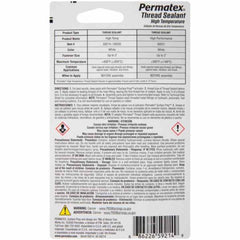 PERMATEX Permatex 59214 High Temperature Thread Sealant 6 ml Tube