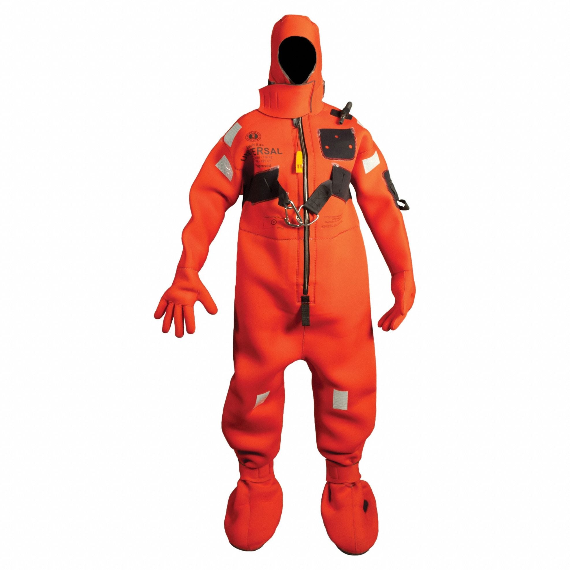 MUSTANG SURVIVAL Mustang Survival MIS230HR-4-0 Neoprene Cold Water Immersion Suit With Harness (Adult Universal) MIS230HR-4-0-209