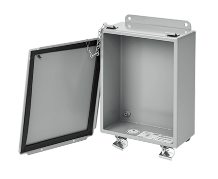NVENT Nvent A808LP Hoffman junction box 8 in x 8 in x 4 in clamp lift-off cover
