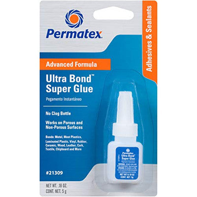 PERMATEX Permatex 21309 Ultra Bond Super Glue 5 g (Pack of 2)