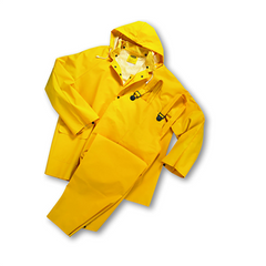 PIP Pip 4035FR/3XL Polyester PVC Flame Resistant 3-Piece Rainsuit (3X-Large)