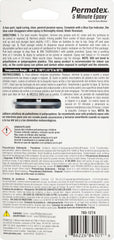 PERMATEX Permatex 84101 PermaPoxy 5 Minute General Purpose Epoxy 0.84 oz (Syringe)