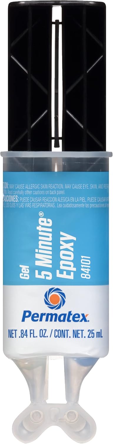 PERMATEX Permatex 84101 PermaPoxy 5 Minute General Purpose Epoxy 0.84 oz (Syringe)