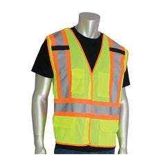 PIP Pip 302-0212-LY/XL Hook and Loop 5 Pockets X-Large Vest (XL)