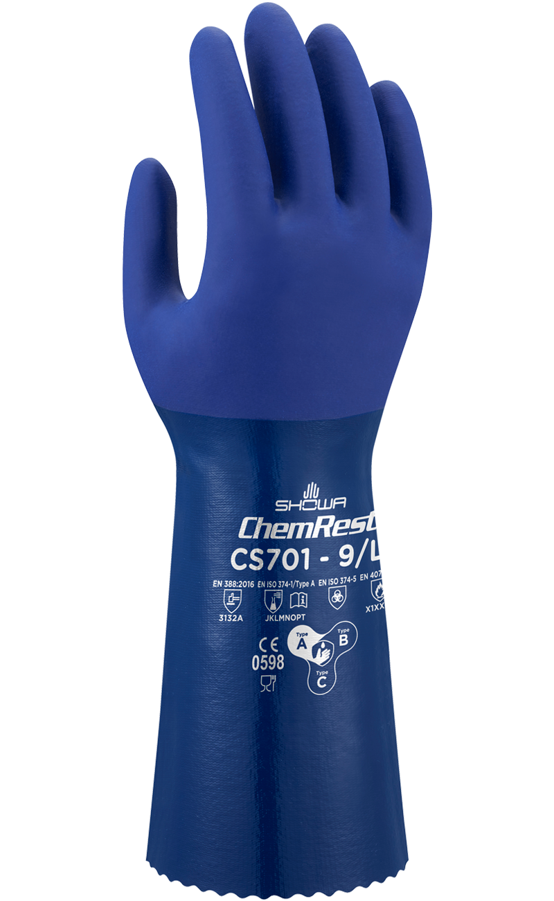 SHOWA Showa CS701XXL-11 chemical resistant glove 14-in (size XX-Large / pair)