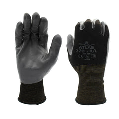 SHOWA Showa 370BM-07.RT Atlas 370B nitrile palm coating glove medium pack of 12