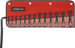 PROTO Proto JSCVMS-13S 13 Pc Metric Combo Stubby Reversible Ratchet Wrench (6-19 mm)