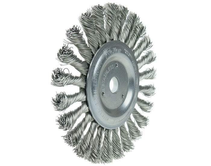 WEILER Weiler 08695 Wheel Brush 9000 rpm (6 in / 3/8 in Face / 1/2-5/8 in Arbor)