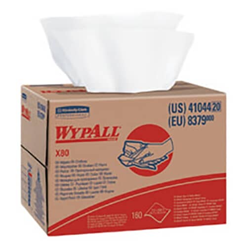 WYPALL Wypall 39005 Wypall X80 extended use wipers (12.5 x 16.8 in, 160 sheets)