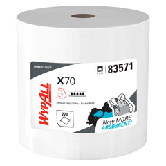 WYPALL Wypall 83571 PowerClean X70 medium duty cloths 9.75 x 13 / 660 sheets per case KCC83571