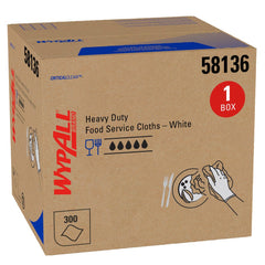 WYPALL Wypall 58136 CriticalClean heavy duty foodservice cloths 12.5 x 15 (300 sheets/box)