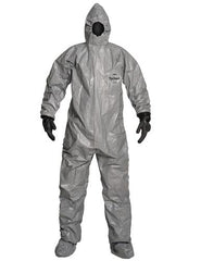 TYCHEM Tychem TF199TGY2X0006WG Hooded Chemical Resistant Coveralls 2XL Pack of 6