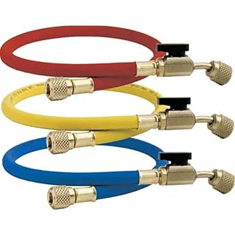 CPS PRODUCTS Cps Products CPS-HP5E Premium 1/4 in Hoses With 45 Degree Ball Valve 5 ft Pack of 3