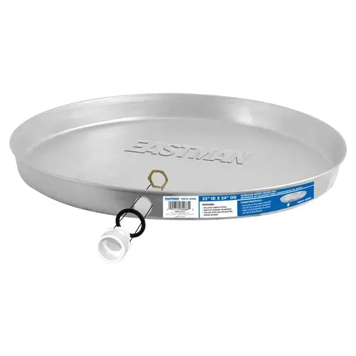 EASTMAN Eastman 60086 Water Heater Aluminum Drain Pan (22 inches x 24 inches)