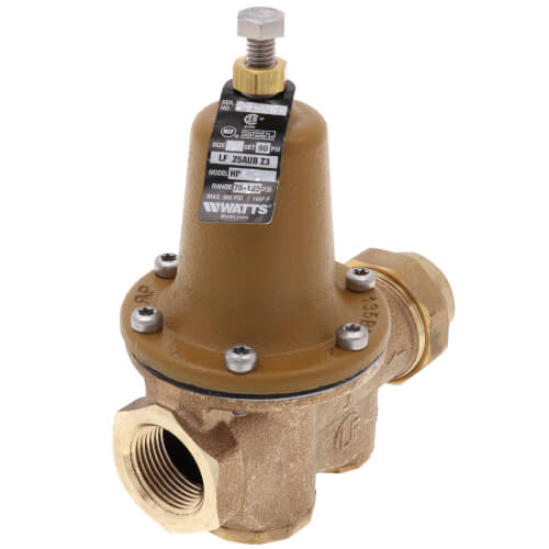 WATTS Watts Watts-0009329 LF25AUB-HP-Z3 Pressure Reducing Valve 1 in FNPT Union x FNPT