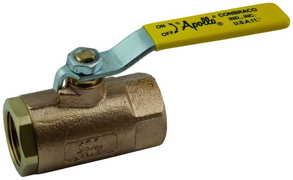 APOLLO VALVES Apollo Valves 670750661679 1-1/4 in FNPT bronze ball valve inline (1-1/4 in) 7014664
