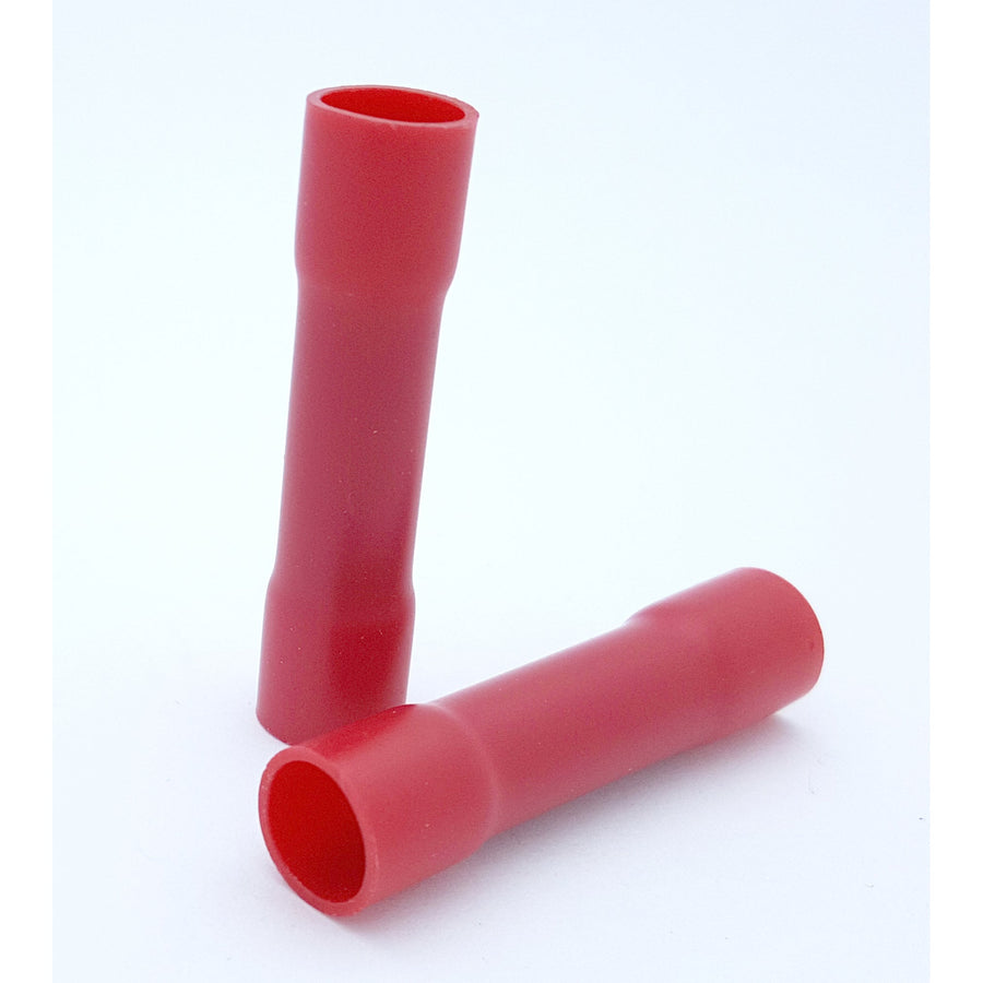 SR COMPONENTS Sr Components BUT-4F Vinyl Insulated Butt Connector 8 AWG (Each)