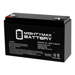 JASCO Jasco RB6121-F2 RB Series Rechargeable Battery 12-Amp-Hour 6-Volt (F2 Terminal)