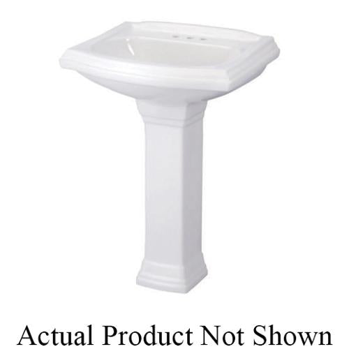 GERBER Gerber G001256509 Allerton Pedestal Lavatory Petite 21-1/2 in W x 18-3/4 in D x 9-1/2 in H