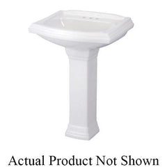 GERBER Gerber G001256509 Allerton Pedestal Lavatory Petite 21-1/2 in W x 18-3/4 in D x 9-1/2 in H