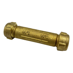 WAL-RICH Wal-Rich 4532000 3/8 inch long brass compression coupling (lead-free)