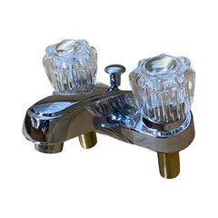 WAL-RICH Wal-Rich 4701022 4 inches two-handle bathroom faucet with pop-up drain