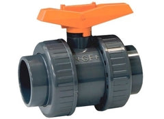 GEORG FISCHER Georg Fischer 161375010 Ball Valve 4 Inch PVC S80 Socket True Union EPDM